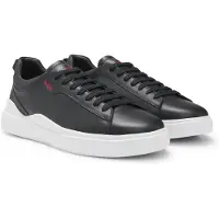 HUGO Sneakers met cupzool van leer met rode logodetails Maat 39