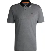 BOSS Shirt 'Peoxford' zwart / zwart gemêleerd / wit