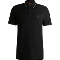 BOSS Shirt 'Passertip' lichtgrijs / zwart