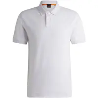 BOSS Slim-fit polo van stretchkatoen met logopatch Maat 5XL