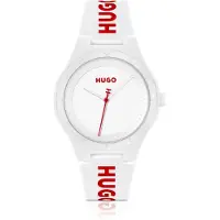 HUGO BOSS Analoog horloge '#LIT FOR HIM' rood / wit