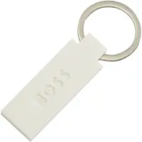 BOSS Sleutelhanger van silicone en messing met logo