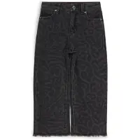 HUGO Relaxed-fit kinderjeans van denim met luipaardprint