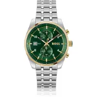 BOSS Analoog horloge 'SKYTRAVELLER' goud / zwart / zilver