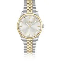 BOSS GRACEFUL Tweekleurig horloge met inzet van parelmoer