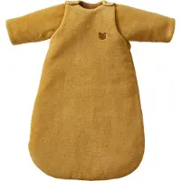 Vertbaudet ALASKA Basics Fleece trappelzak mosterdgeel