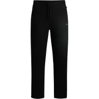 BOSS Heren Wafelbroek zwart (L), Homewear, Katoen 50535877