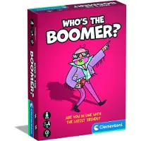 Clementoni - Who's The Boomer - Gezelschapspel - Kaartspel - Familiespel - Klein cadeau - Vanaf 14 jaar