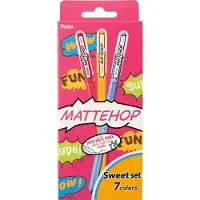 Pentel Mattehop K110 gelpen set Sweet 7 stuks