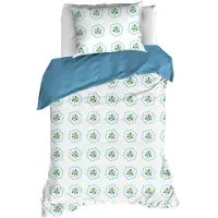 De Witte Lietaer Dekbedovertrek Saga Exotic Plume Percal-140 x 200 / 220 cm | 1-Persoons