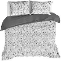 De Witte Lietaer Dekbedovertrek Charlie Black Percal-200 x 200 / 220 cm | 2-Persoons
