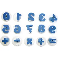 WEPLAY Eduplay stempelset cijfers blauw - educatief speelgoed 15 stuks.