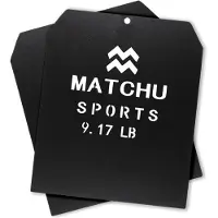 Matchu Sports Weight vest plates - 2 x 4.2 kg - Zwart - Metaal