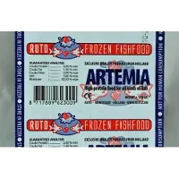 RUTO Artemia diepvriesvoer 100 gram | 20 bloks blisterverpakking zonder kartonnen omdoos Diepvries
