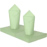 Givi Italia Feest servetten - 32x - mintgroen - 3 laags - 33x33cm - feest/verjaardag servetten
