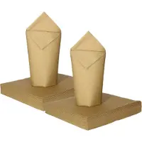 Givi Italia Feestelijke servetten - 40x - goud - 3 laags - 33 x 33 cm