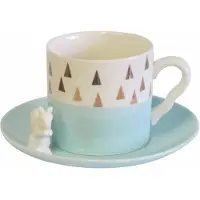 House Of Disaster - Kop en schotel Eekhoorn 3D - Keramiek - Cadeau