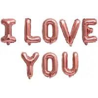 PartyPro I LOVE YOU ballon Rosé (40CM)
