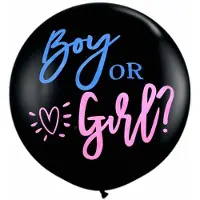 PartyPro Gender Reveal Ballon incl. Confetti (90CM)