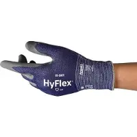 Ansell Snijbestendig HyFlex 11-561 Werkhandschoenen Nitril Blauw Maat 10 12 Paar