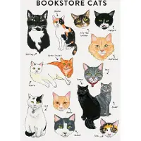 Bibliophile - Flexi Journal: Bookstore Cats