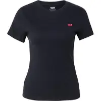 Levi's Shirt 'Essential Housemark Tee' zwart