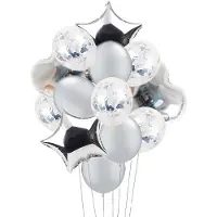 PartyPro Luxe Ballonnenset Zilver