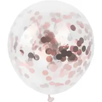 PartyPro Rosé Confetti Ballonnen (10 stuks / 30 CM)