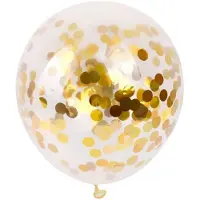PartyPro Gouden Confetti Ballonnen (10 stuks / 46 CM)