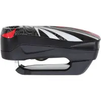 ABUS Motorslot Schijfremslot met alarm - Detecto 7000 RS1 - Security level 13 - zwart - geschikt voor motoren - scooters