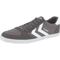 Hummel Sportschoen 'Slimmer Stadil' donkergrijs / wit
