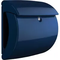 Burg wachter Brievenbus Piano Marine Blauw met Lampje