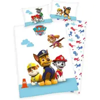 Paw Patrol renforcé dekbedovertrek, 100 x 135 cm / 40 x 60 cm