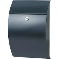 Burg wachter 38710 CAPRI 813 ANT Brievenbus Plaatstaal Antraciet Sleutelslot
