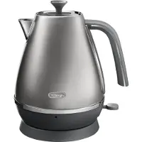 De'Longhi KBI2001.S, 1,7 liter, 2000 watt, Zilver, Metaal, Waterniveau-indicator, Oververhittingsbeveiliging