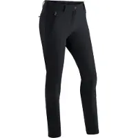 Maier Sports - Women's Helga Slim - Winterbroek 18 - Short, zwart