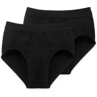 Schiesser Slip 'Authentic Sport' zwart