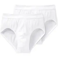 Schiesser Authentic Heren Slip - 2-pack - Wit - Maat S