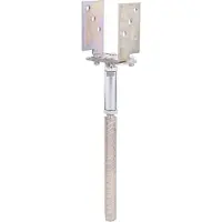 Alberts Beslag U-paalhouders lichte breedte 71 - 161 mm