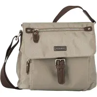 Tom Tailor Schoudertas 'Rina' bruin / taupe