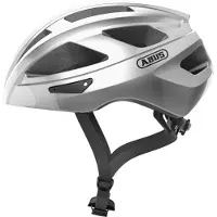 ABUS Macator Fietshelm - Zilver
