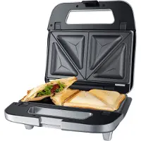 Steba SG65 - Snackmaker 3-in-1 - Tosti/Croque - Grill/Panini Zilver