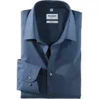 Olymp Level 5 overhemd rafblauw body fit