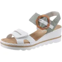 Rieker Sandaal kaki / wit