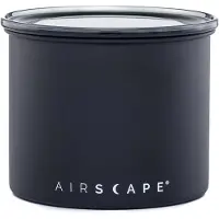 Planetary Design - Airscape - Koffiebonen - Voorraadpotten - Lucht dicht! - Koffie - Staal - Mat zwart - 250 gram