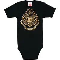 Logoshirt Rompertje/body 'Harry Potter Hogwarts-Print' gemengde kleuren / zwart