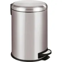 Wenko Pedaalemmer Leman 20 Liter RVS mat - Easy Close deksel - Afvalemmer - Prullenbak - Afvalbak - Vuilbak - Vuilnisbak