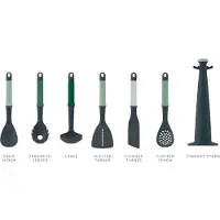 Joseph Joseph - Elevate Carroussel met 6 Keukenhulpen Editions Sage - Nylon - Groen