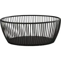 Aps Mand Svart rond 20x15 schw, Brood bewaren, Zwart