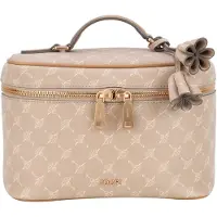 JOOP! Make up tas 'Cortina 1.0 Flora' beige / karamel / wit